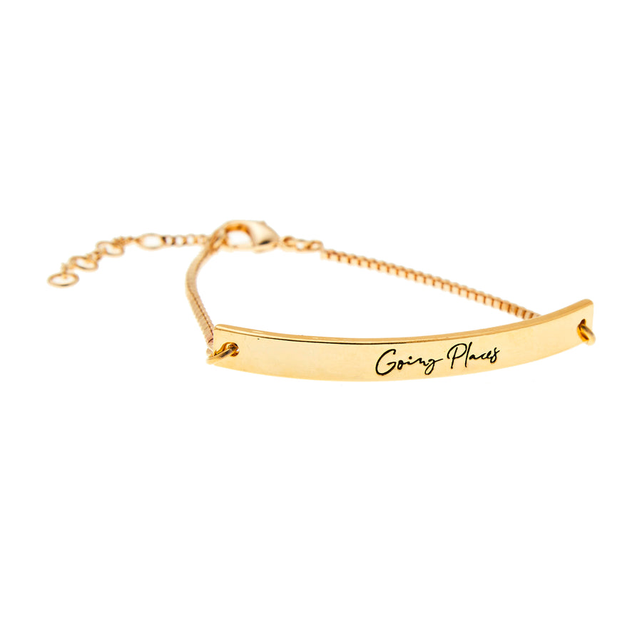 Going Places Bracelet in Gold