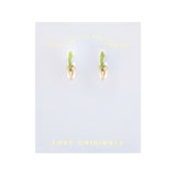 Groove Huggie Hoop Earrings in Gold