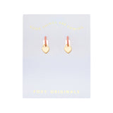 Love Ya Huggie Hoop Earrings in Gold