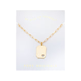 Love Ya Staple Chain Necklace in Gold