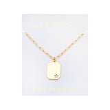 You're A Star Staple Chain Necklace in Gold