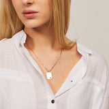You're A Star Staple Chain Necklace in Gold