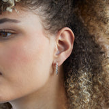 Grand Twisted Hoop Earrings in Silver