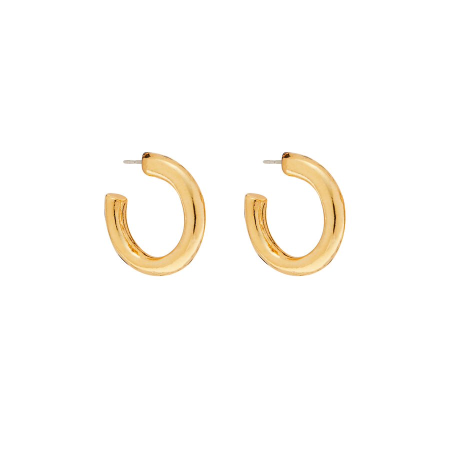 Grand Hoops in Gold
