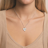 Heart Necklace in Silver