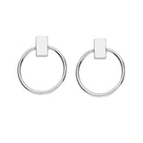 Hollis Stud Earrings in Silver