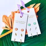 Jagger Mix & Match Earrings in Silver