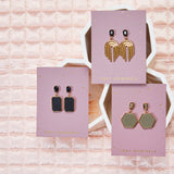 Martini Earrings in Gold