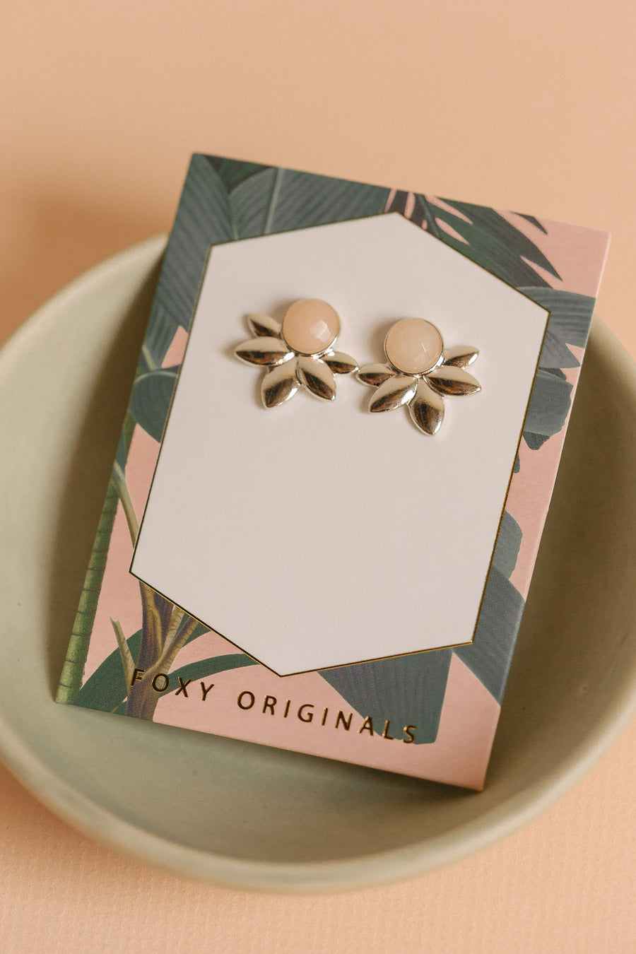 Lotus Earrings in Silver