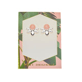 Lotus Earrings in Silver