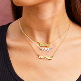 Love Script Necklace in Gold