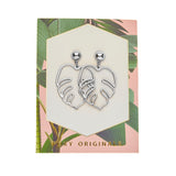 Lush Earrings in Silver