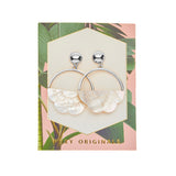 Malibu Earrings in Silver