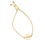 Mama Adjustable Bracelet in Gold