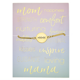 Mama Adjustable Bracelet in Gold