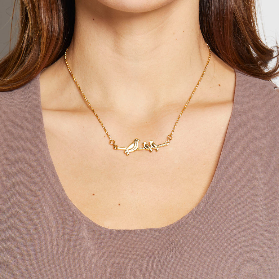Mama Necklace - 1 baby in Rose Gold
