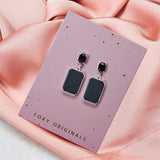 Martini Earrings in Silver