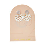 Mabel Earrings in Silver