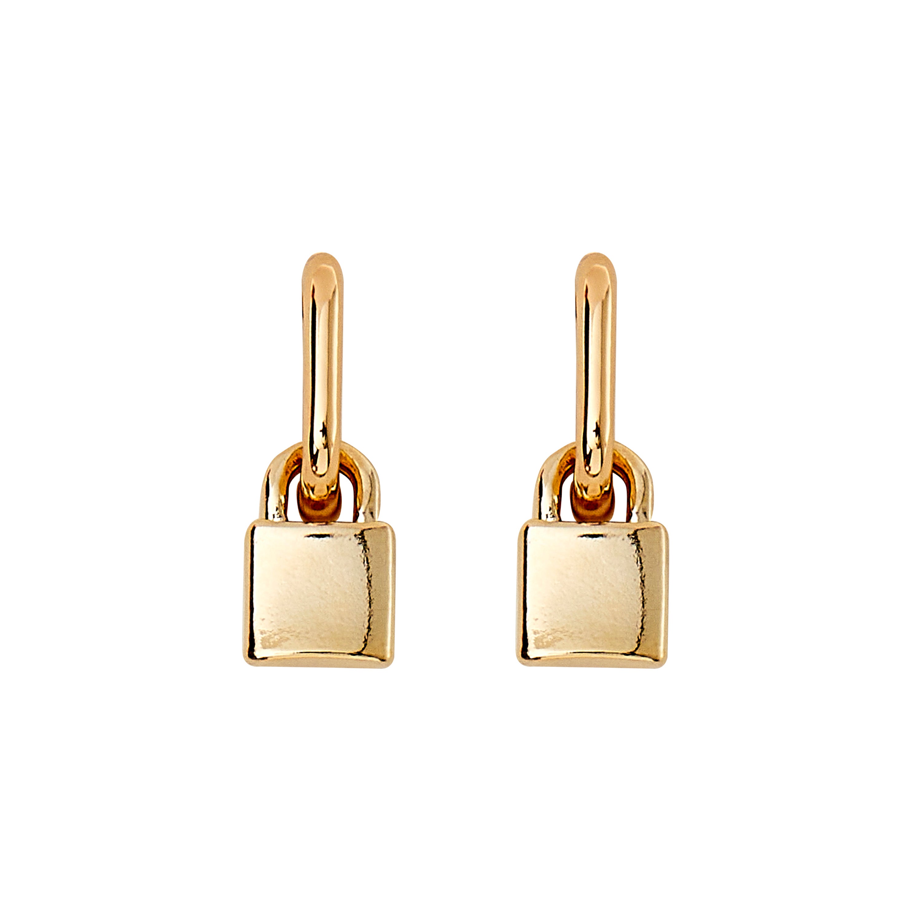Lock Earrings in Gold – Foxy Originals