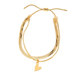 Rosie Adjustable Bracelet in Gold