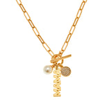 PSILY Mama Necklace in Gold