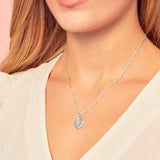 Palm Necklace in Silver