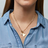 Rosie Toggle Necklace in Gold