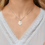 Gemini Stargazer Necklace in Silver