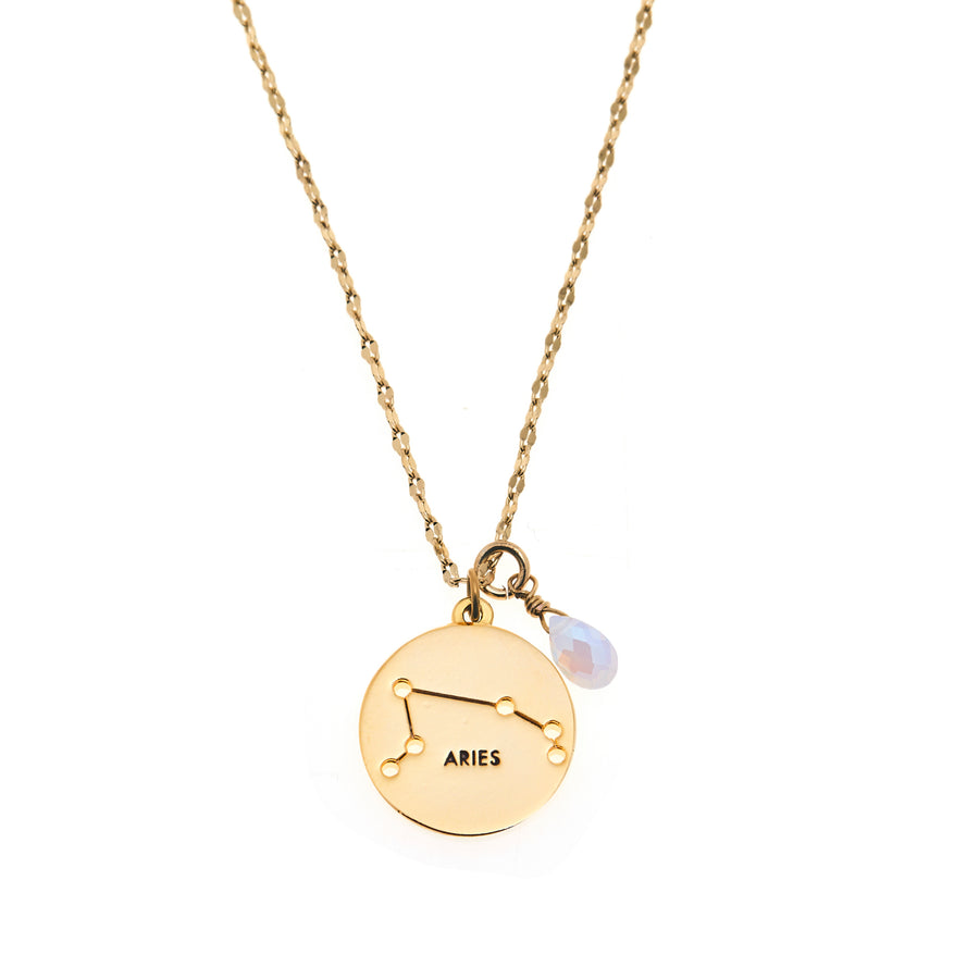 Aries Stargazer Necklace in Gold