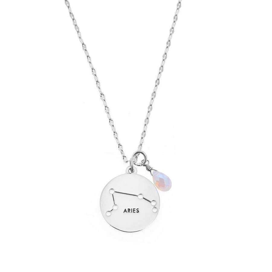 Aries Stargazer Necklace in Silver