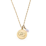 Gemini Stargazer Necklace in Gold
