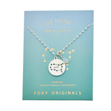 Gemini Stargazer Necklace in Silver