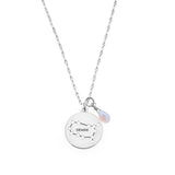 Gemini Stargazer Necklace in Silver