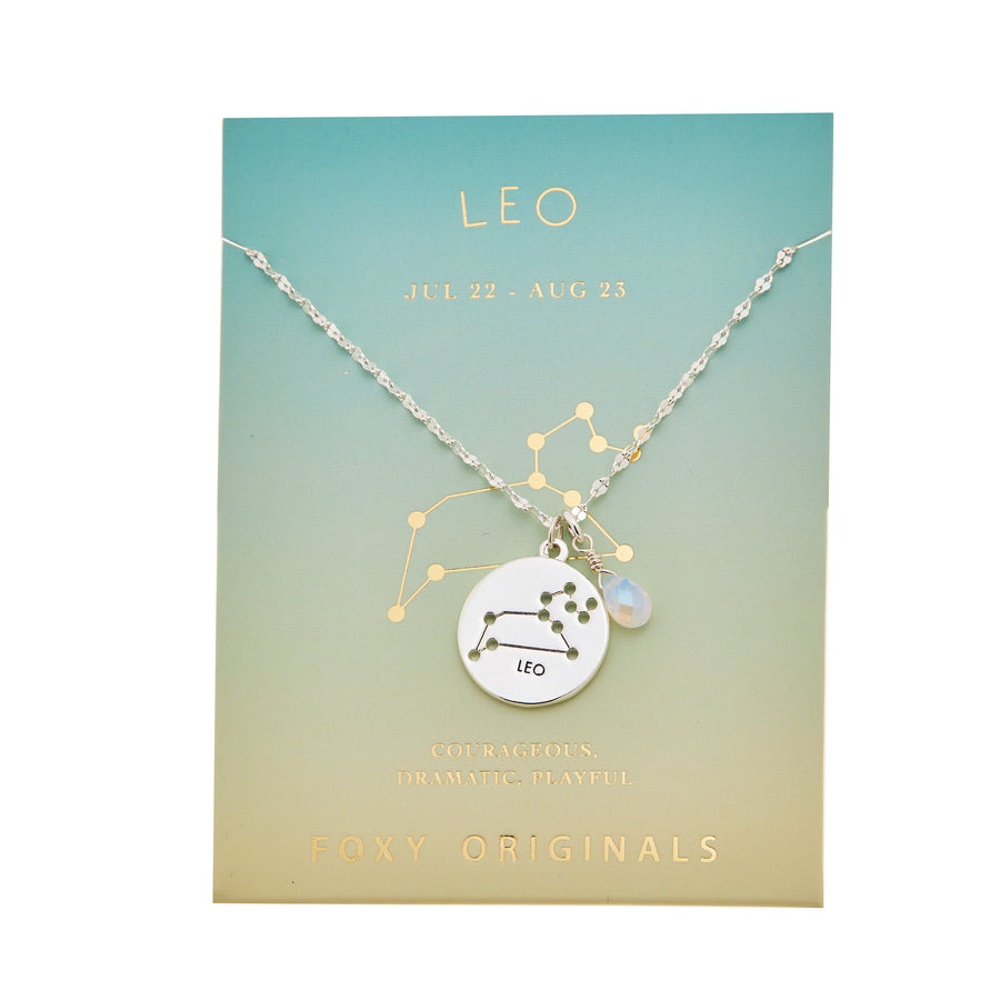 Leo Stargazer Necklace in Silver