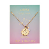 Libra Stargazer Necklace in Gold