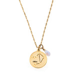 Libra Stargazer Necklace in Gold
