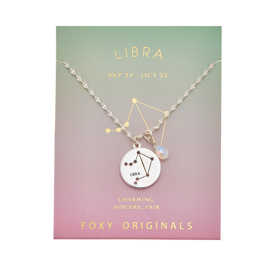 Libra Stargazer Necklace in Silver
