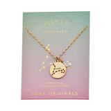 Pisces Stargazer Necklace in Gold