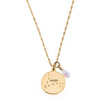 Pisces Stargazer Necklace in Gold