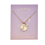 Scorpio Stargazer Necklace in Gold
