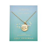 Virgo Stargazer Necklace in Gold
