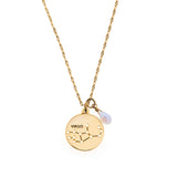 Virgo Stargazer Necklace in Gold