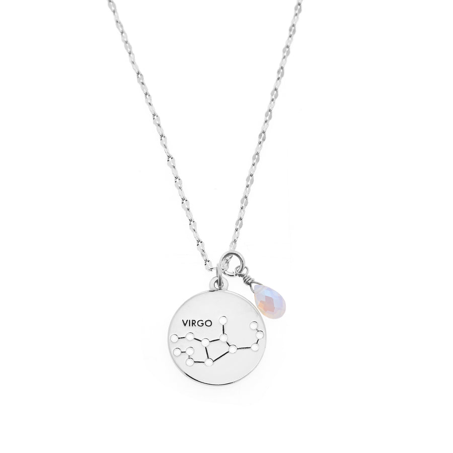 Virgo Stargazer Necklace in Silver