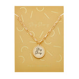 Stay Strong Necklace in Gold