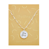 Stay Strong Necklace in Silver