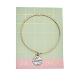 Teacher Inspire Bracelet in Silver