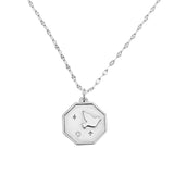 Dove Necklace in Silver