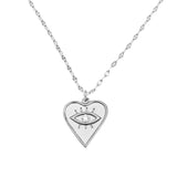 Heart Necklace in Silver