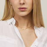 Aries Zodiac Necklace in Gold