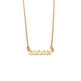 Cancer Zodiac Necklace in Gold